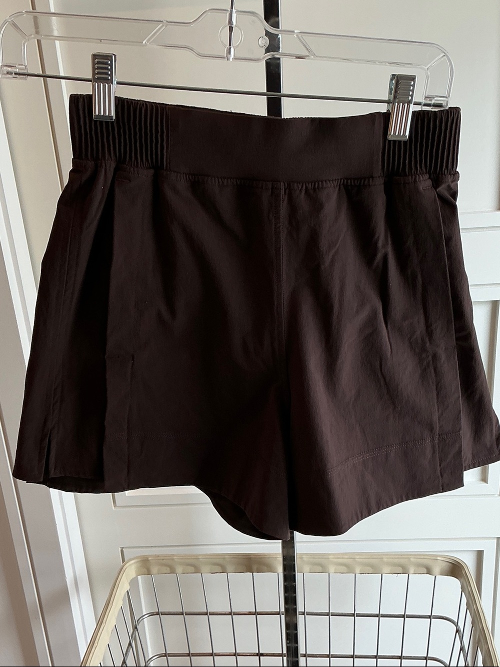 lululemon athletica Dark Brown Elastic-Waist Skort